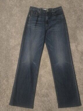 ✨️Mother High-Rise Wide-Leg Women's Jeans - Dark Blue✨️
